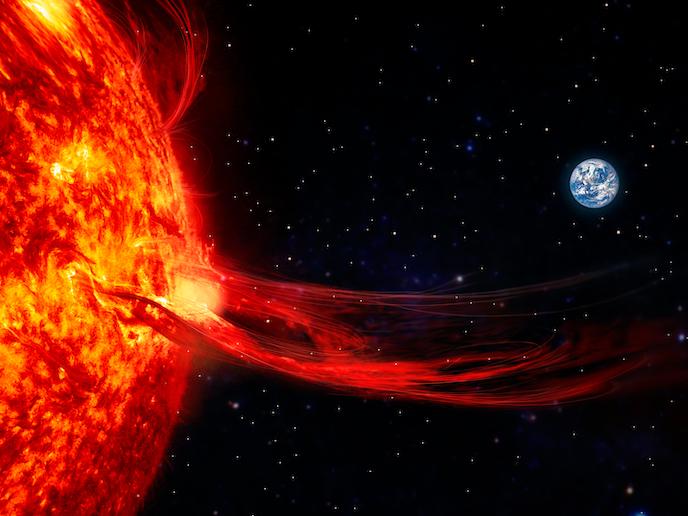 Cover image of New modelling promises accurate future space weather forecasts
