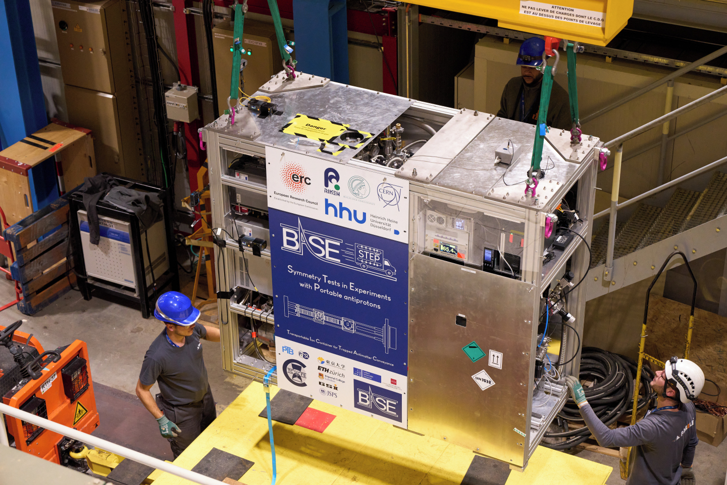 Antiprotons from CERN antimatter factory make their first road trip