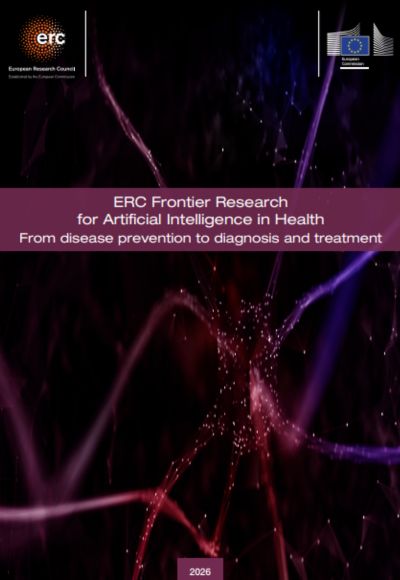 ERC Frontier Research for Artificial Intelligence in Health From disease prevention to diagnosis and treatment