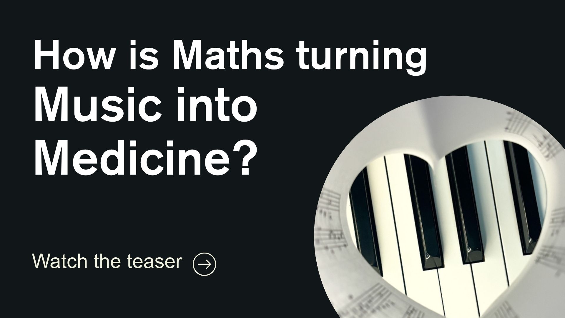 How maths turned music into medicine 
