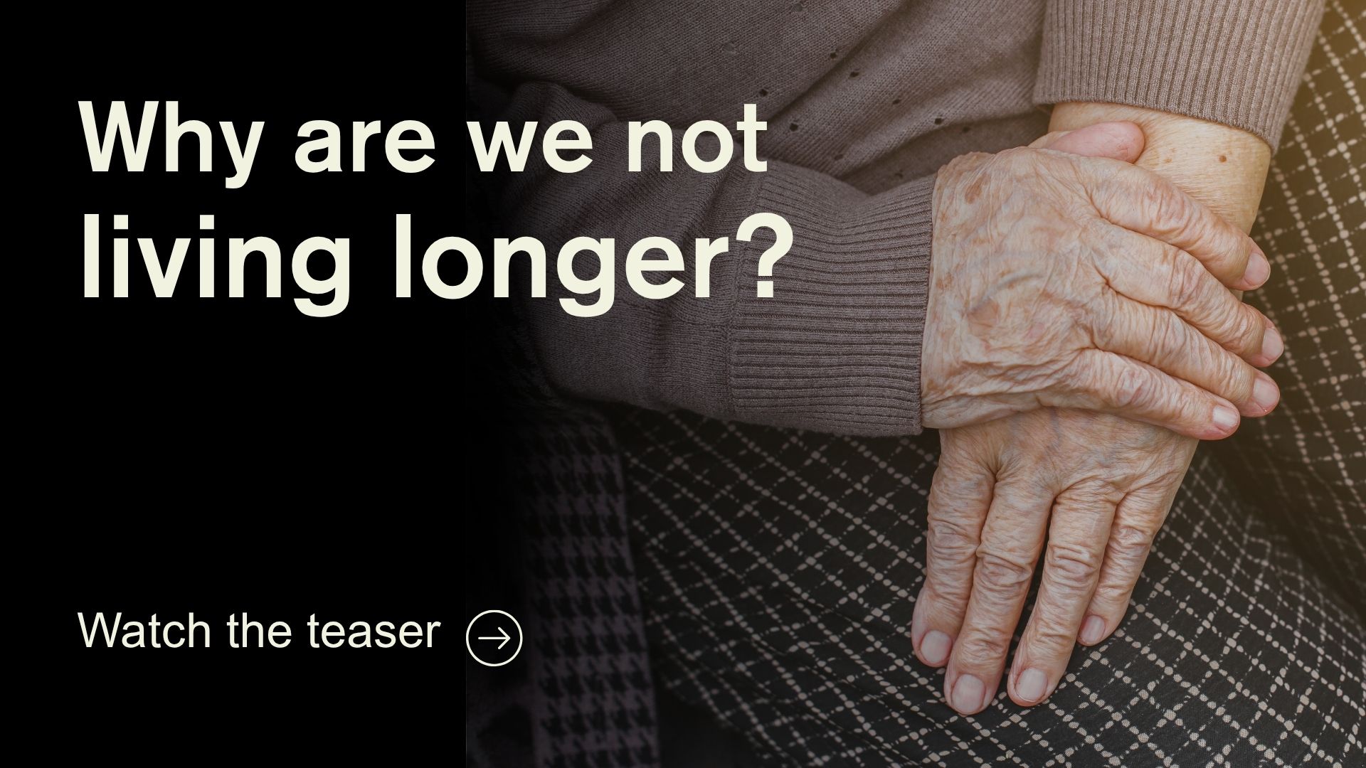 Why are we not living longer?