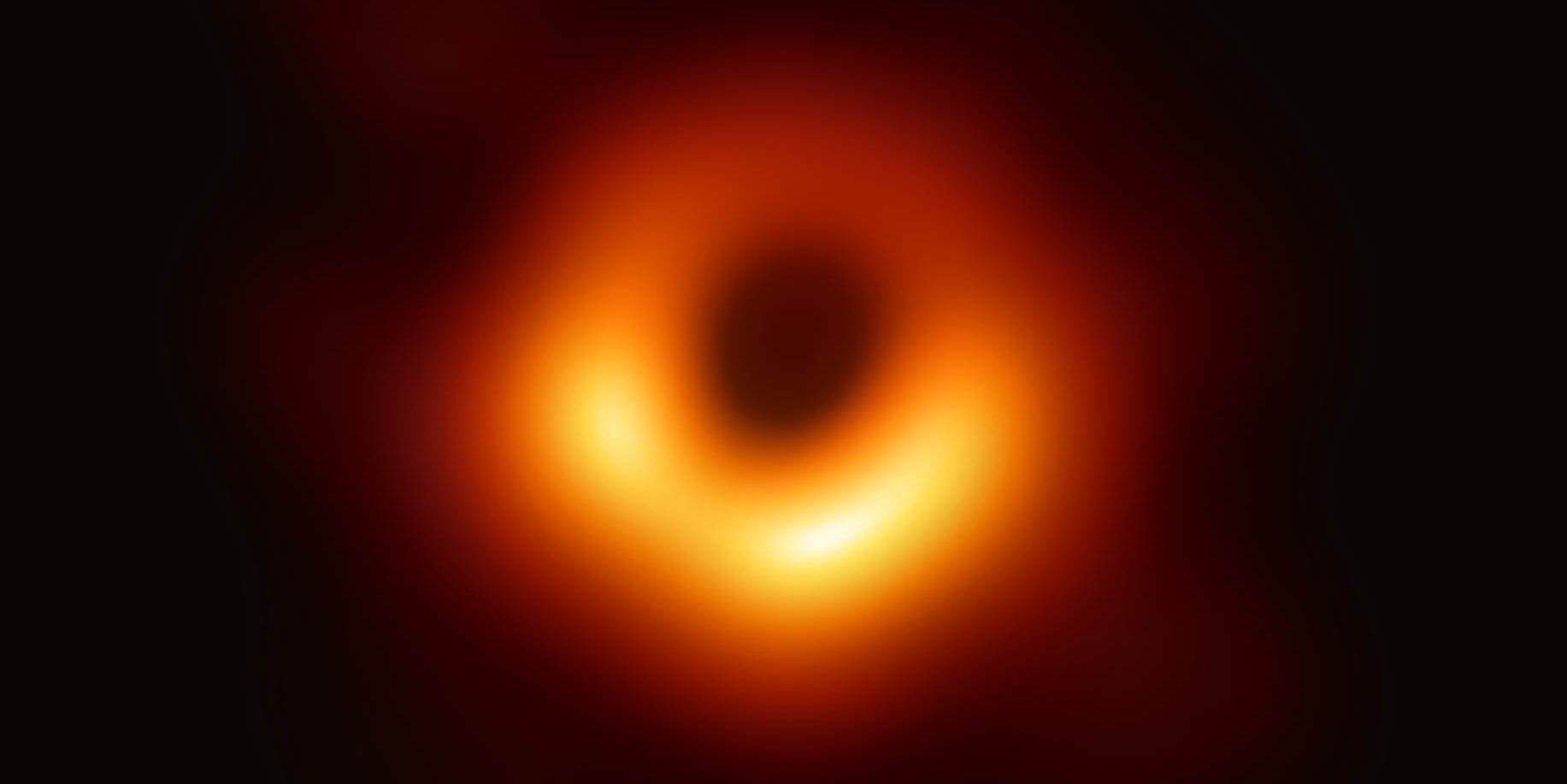 Cover image of Astronomers reveal first-ever image of a black hole