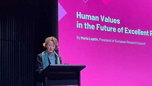 ERC President’s speech 'Human Values in the Future of Excellent Research'