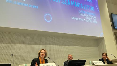 Maria Leptin speech in Rome