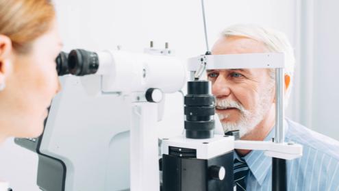 Cover image of Searching the eyes for telltale signs of Alzheimer’s