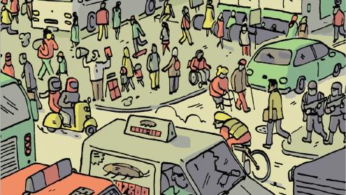 Cover image of See also the webcomic: Brain trippers, based on Mickael Tanter's project FUSIMAGINE