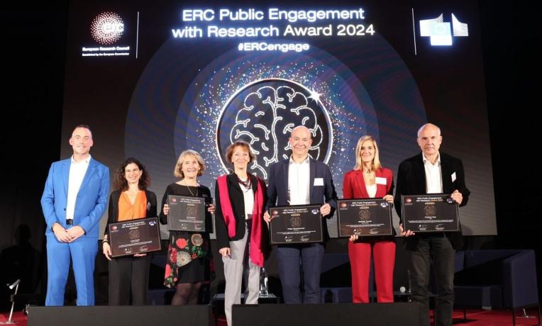 Six ERC grantees win 2024 Public Engagement with Research Award Six ERC grantees win 2024 Public Engagement with Research Award
