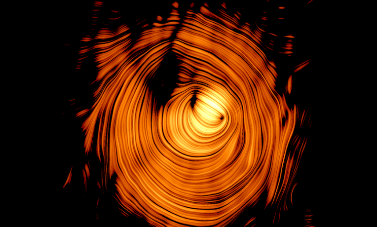 The “Eye of Sauron” The “Eye of Sauron” — a striking image of the plasma jet in the blazar