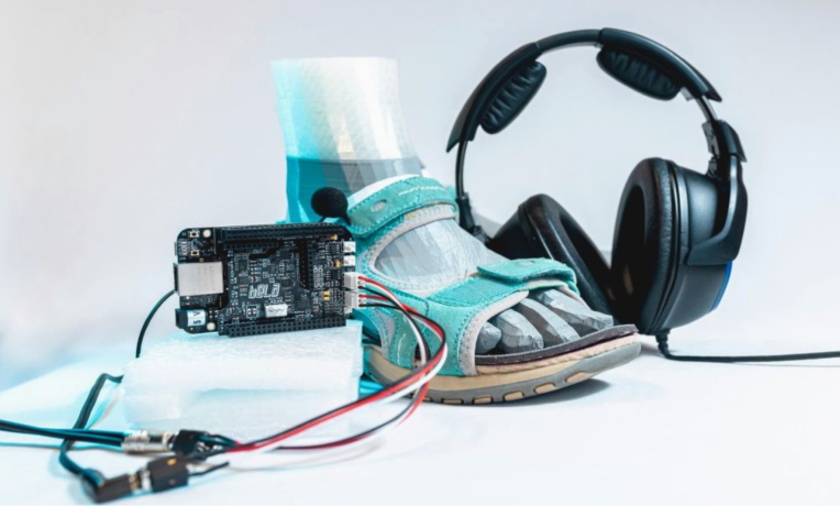 listening to footsteps