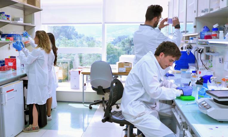 cancer research lab