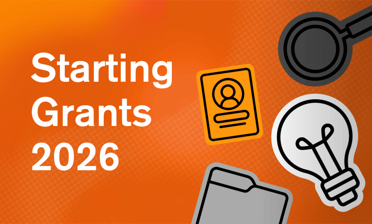 Visual for the press release of the Starting Grants 2026