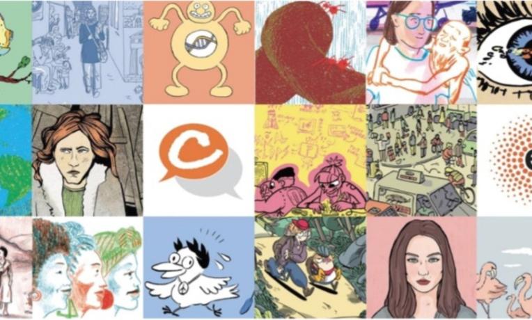 Cover image of Research stories - from webcomics to local bookstores Cover image of Research stories - from webcomics to local bookstores