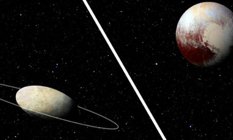Cover image of Haumea, the dwarf planet reveals its ring