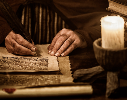 Cover image of Uncovering medieval stories held in parchment Cover image of Uncovering medieval stories held in parchment