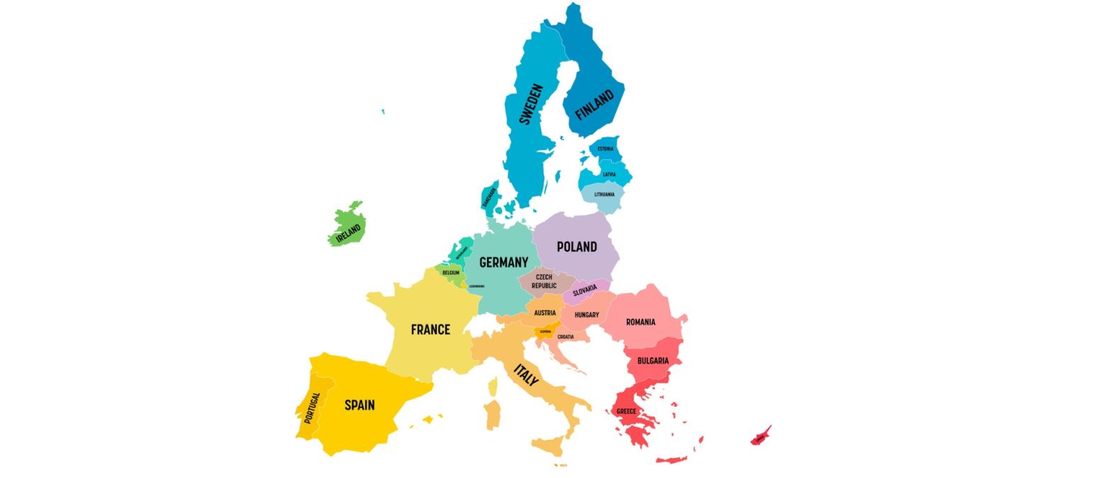 EU map EU map