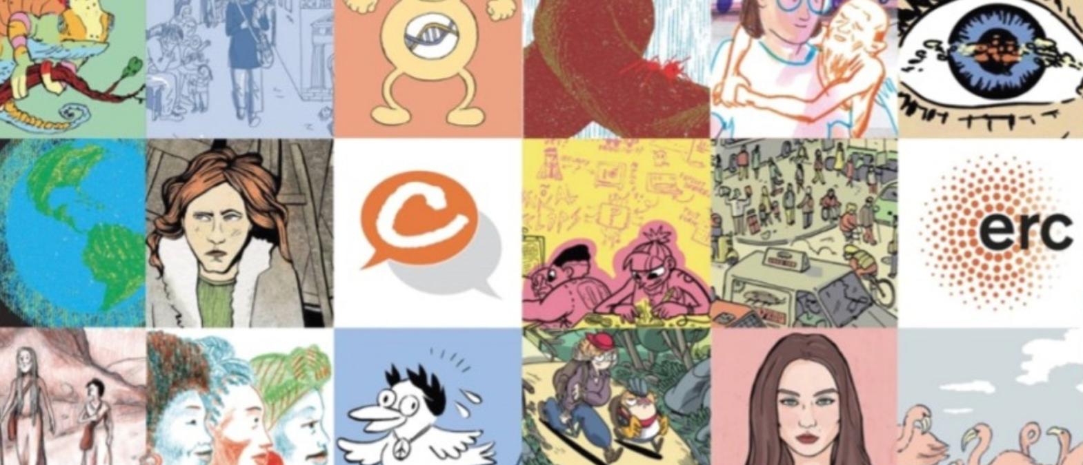 Cover image of Research stories - from webcomics to local bookstores Cover image of Research stories - from webcomics to local bookstores
