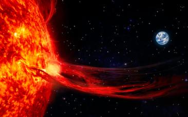 Cover image of New modelling promises accurate future space weather forecasts
