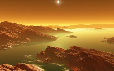 Cover image of Could life emerge on Titan?