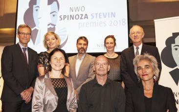 Cover image of Four ERC grantees awarded highest distinction in Dutch science