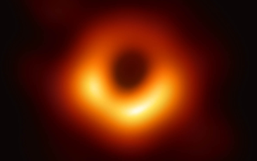 Cover image of Astronomers reveal first-ever image of a black hole