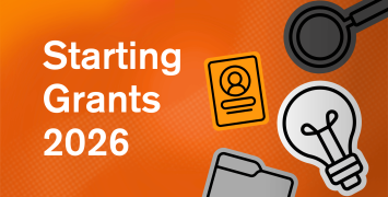 Visual for the press release of the Starting Grants 2026